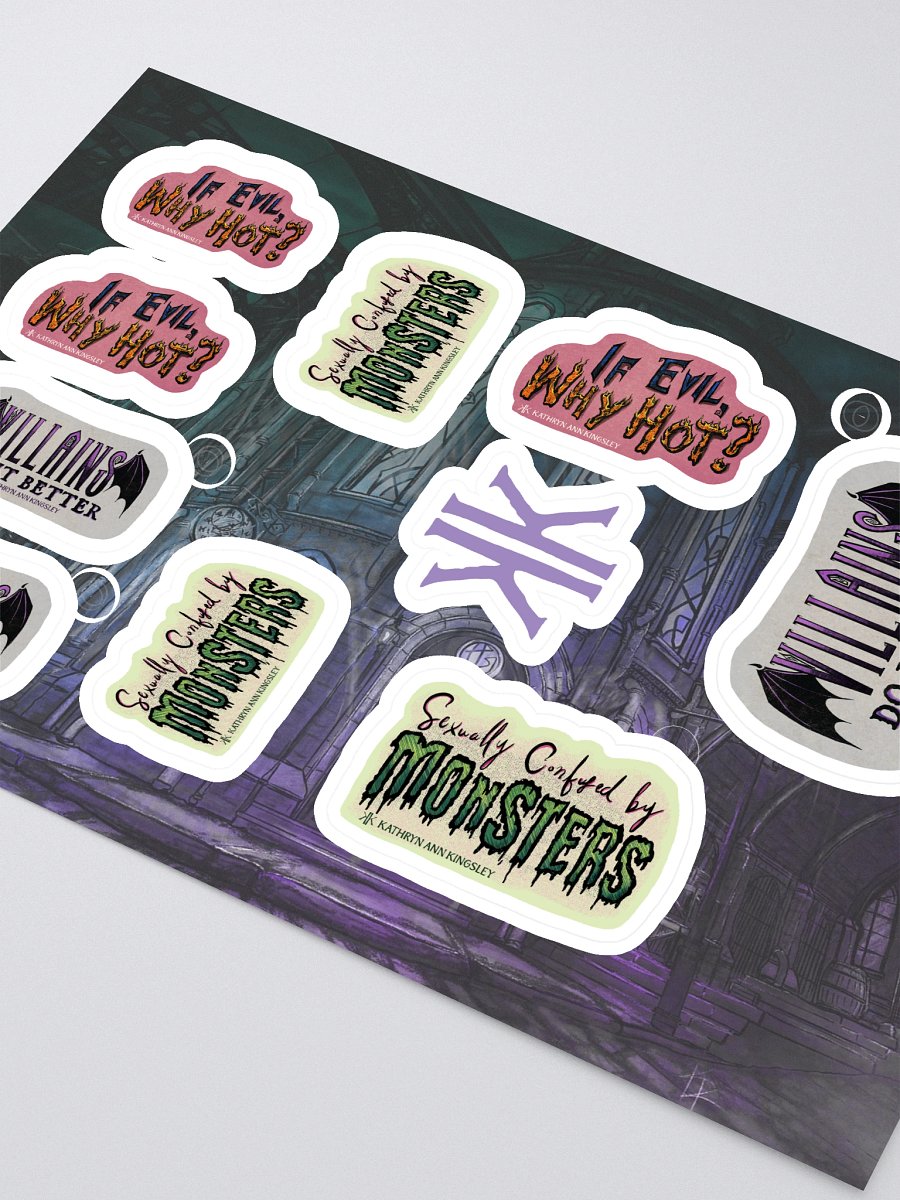 Snarky Branded Sayings Sticker Sheets product image (2)