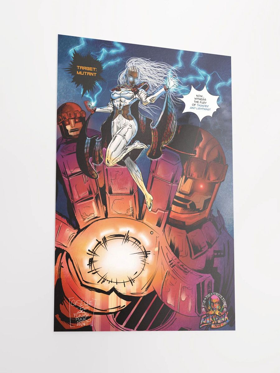 Massai Warrior Storm vs Sentinel Print product image (2)