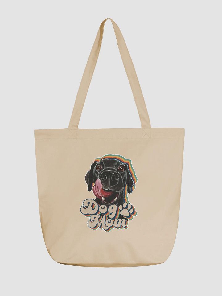 Black Lab Dog Mom Tote Bag product image (2)