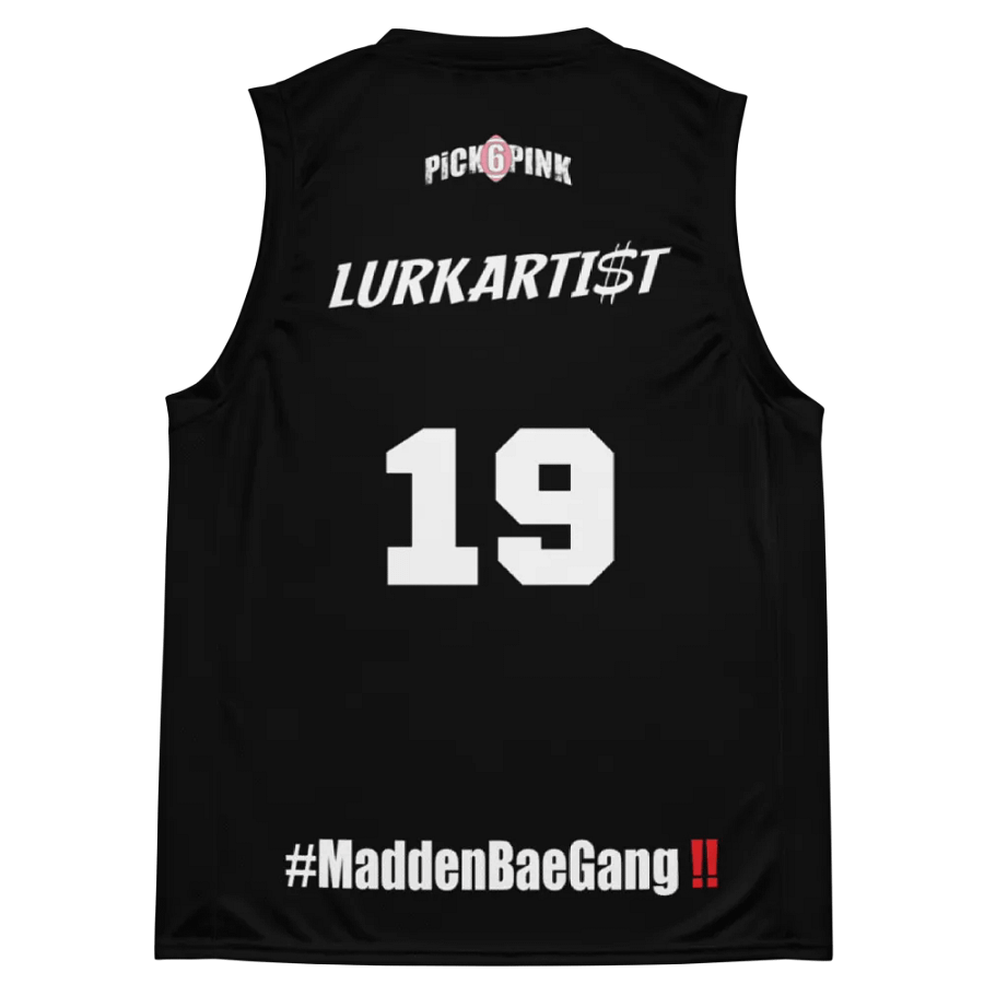 Madden Bae Jersey 👨‍🎨 (Black + White Logo) product image (2)