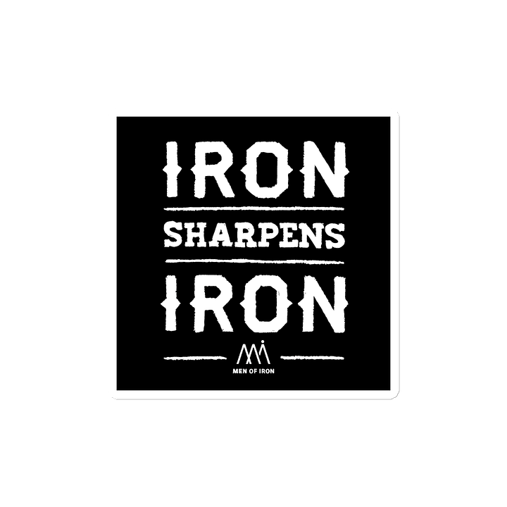 IRON SHARPENS IRON Die-Cut Magnets product image (2)