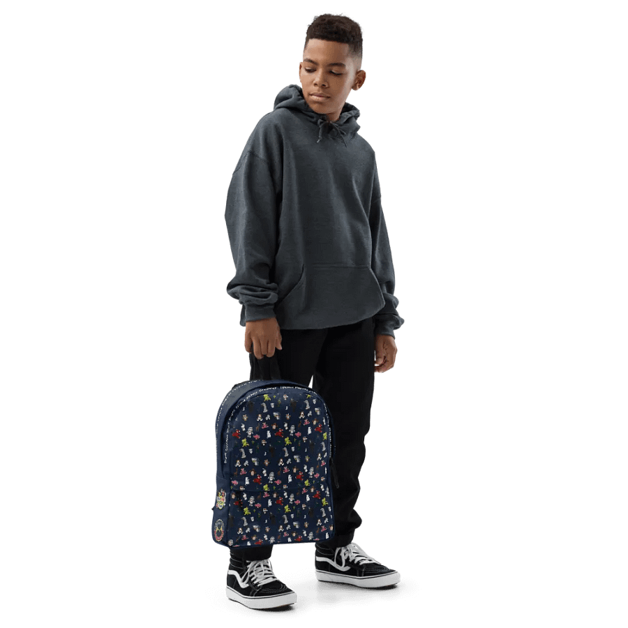 The KidTime StoryTime Character Backpack (Navy Blue) product image (5)
