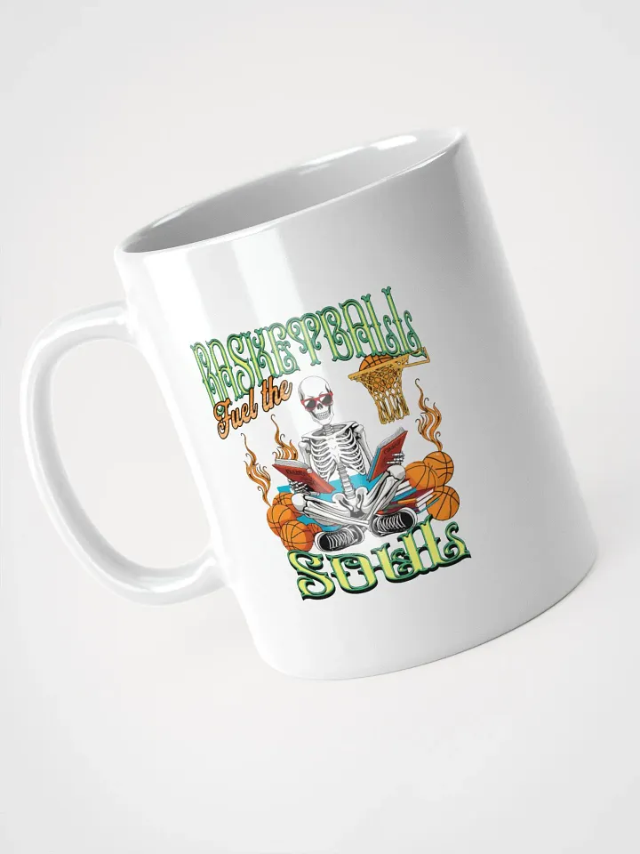 Basketball Fuel The Soul Skeleton Hoops Mug product image (2)