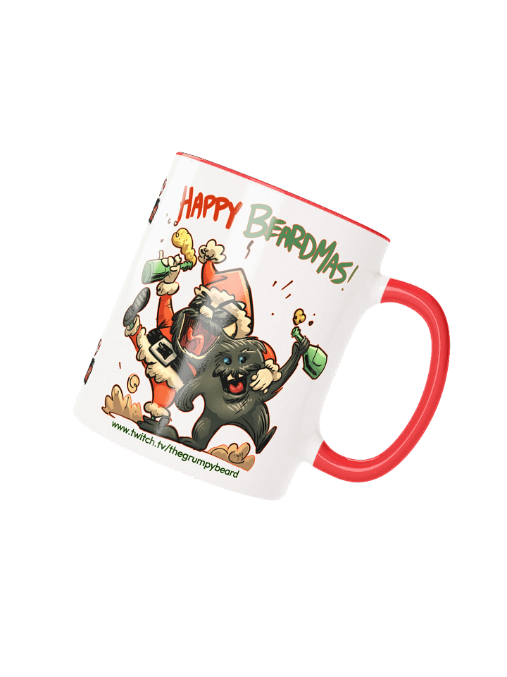 Happy Beardmas - Ceramic Mug with Color Inside product image (22)