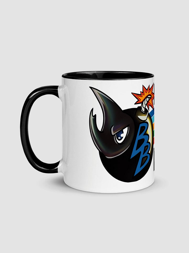 [BeetleBomb] White Ceramic Mug with Color Inside product image (2)