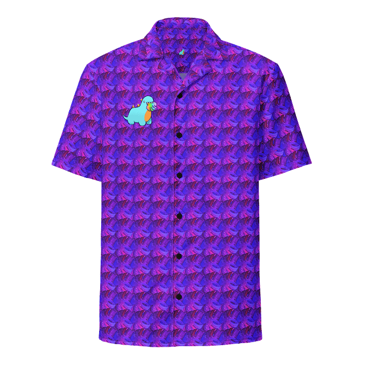 Galaxy Munch Monstera Hawaiian Shirt product image (1)