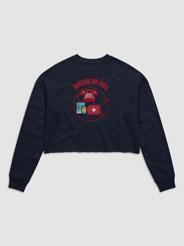 Doctor On Call Fleece Crop Sweatshirt product image (1)