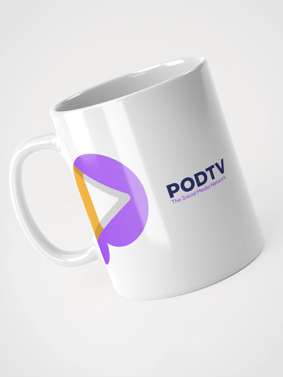 PODTV The Social Media Network White Glossy Mug product image (8)