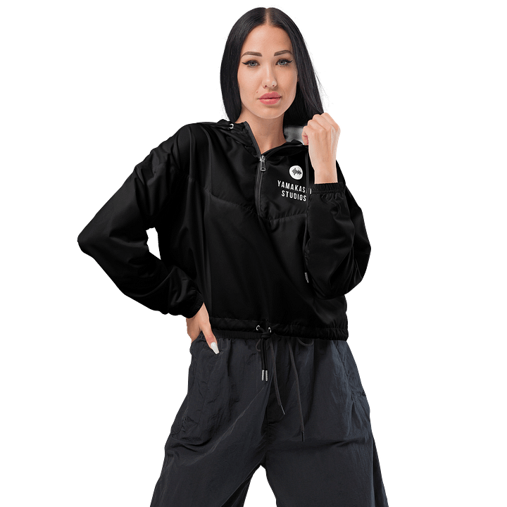 Rainy Day Chic: Women's Cropped Windbreaker product image (1)