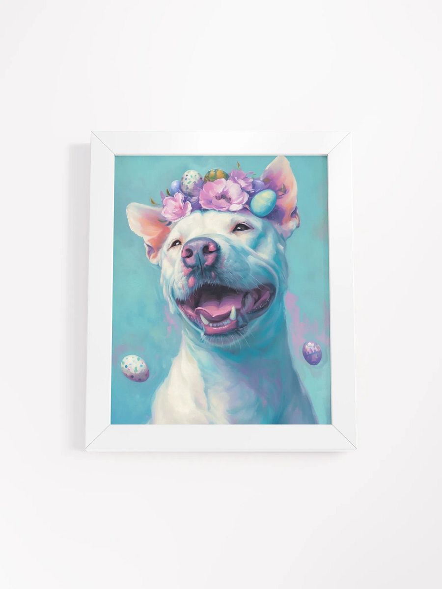 Easter Dog Joy Framed Poster product image (1)