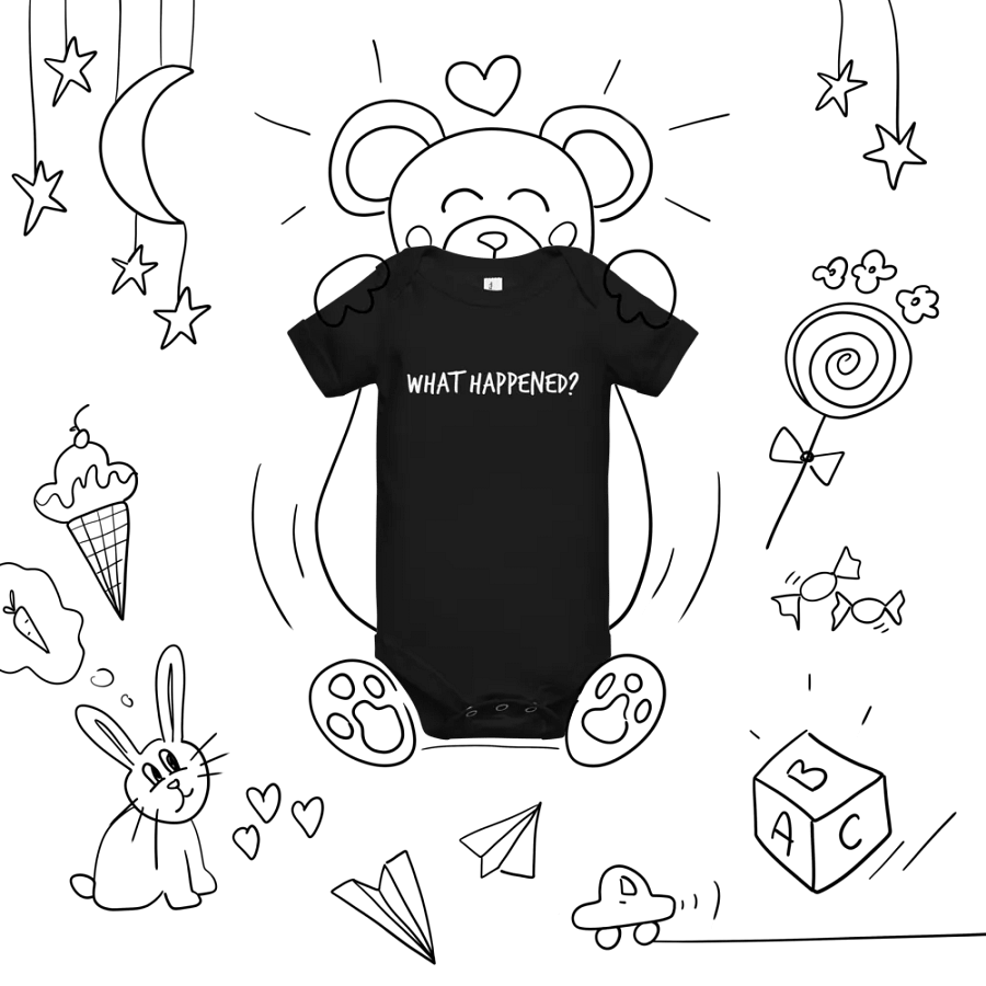 What Happened baby onesie product image (10)