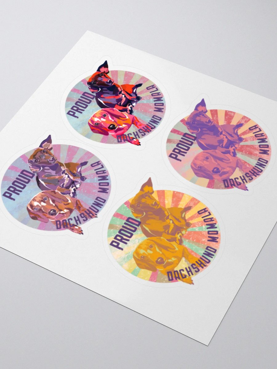 Proud Dachshund Momala Sticker Set product image (3)