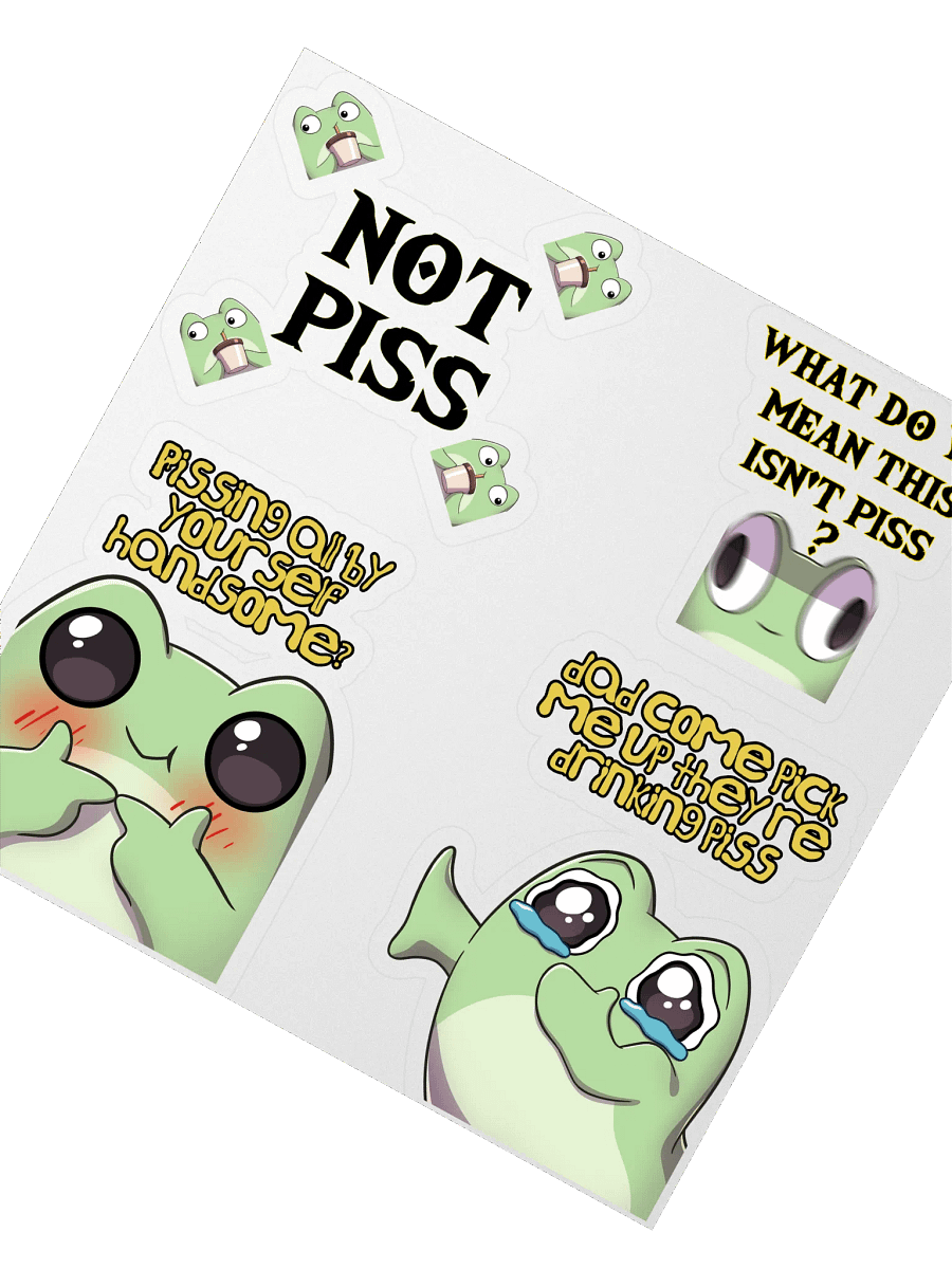 PISS STICKERS LIMITED EDITON product image (2)