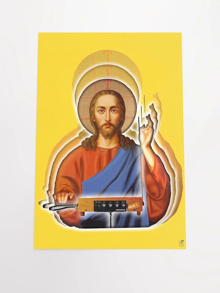 The Holy Theremin by Frank Fonik , Techno EDM Matte Paper Poster product image (1)