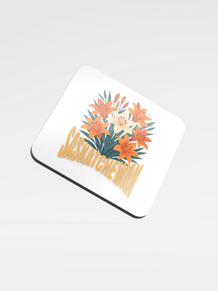 Saskatchewan Tiger Lily Glossed Coaster product image (2)