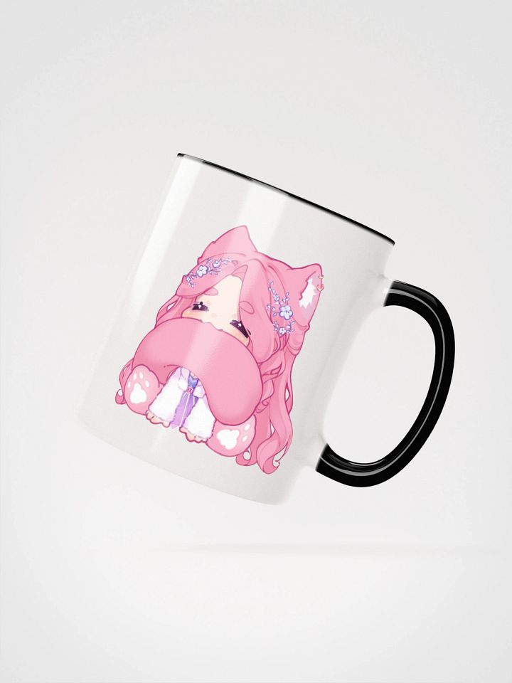 Nom Pink Cat Ceramic Mug product image (2)