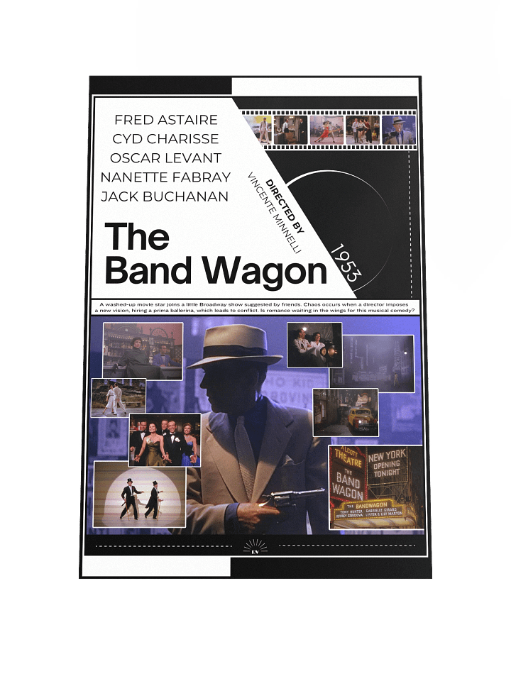 The Band Wagon with Fred Astaire and Cyd Charisse 1953 | Movie Poster | 12x18 Wall Art product image (1)
