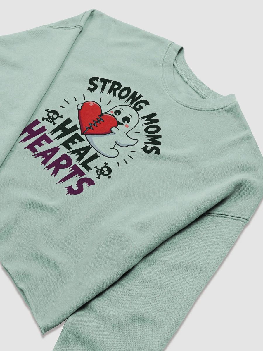 Halloween, Stitched Heart Women's Fleece Crop Sweatshirt product image (9)
