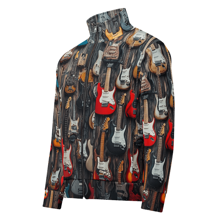 Electric Guitar Wall Art Style Unisex Track Jacket product image (1)