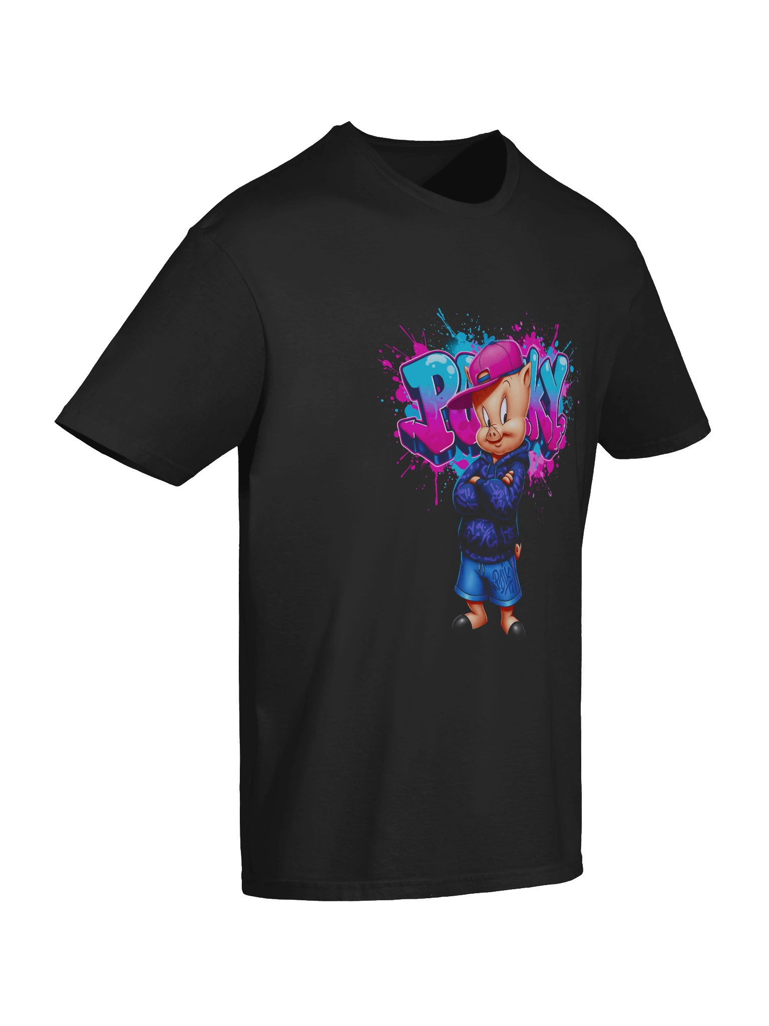 PORKY Graffiti Unisex T-Shirt product image (10)