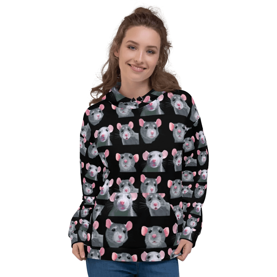 Four blue rats hoody product image (1)