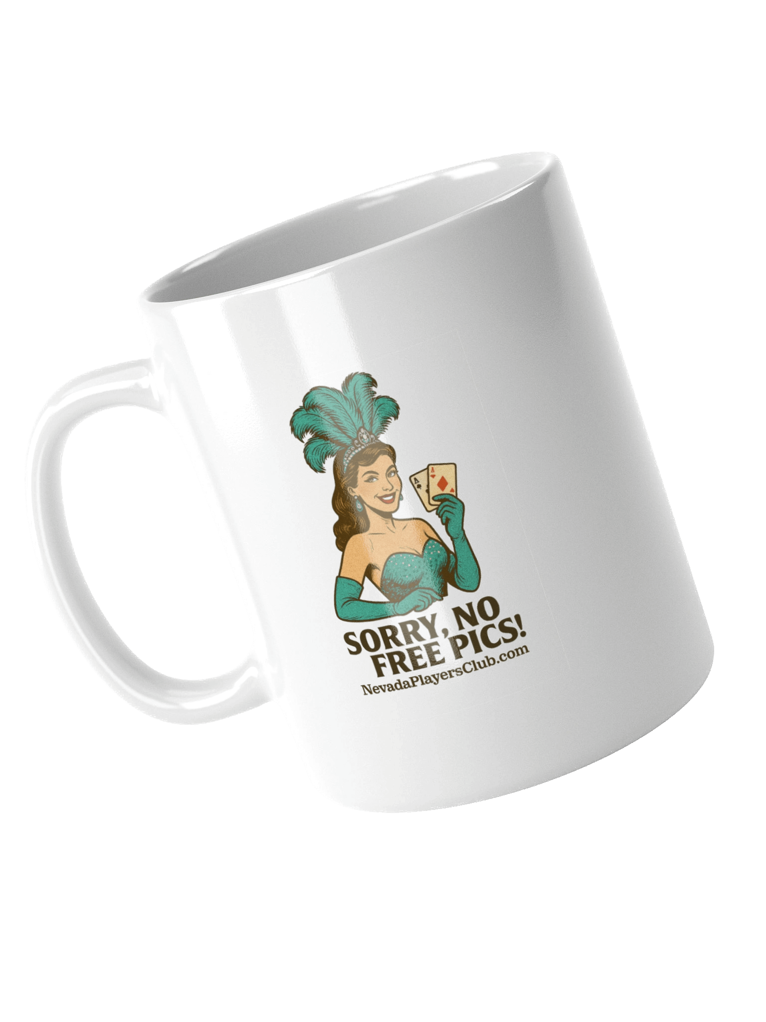 White Sorry No Pics Mug - Greensleeves Edition product image (10)
