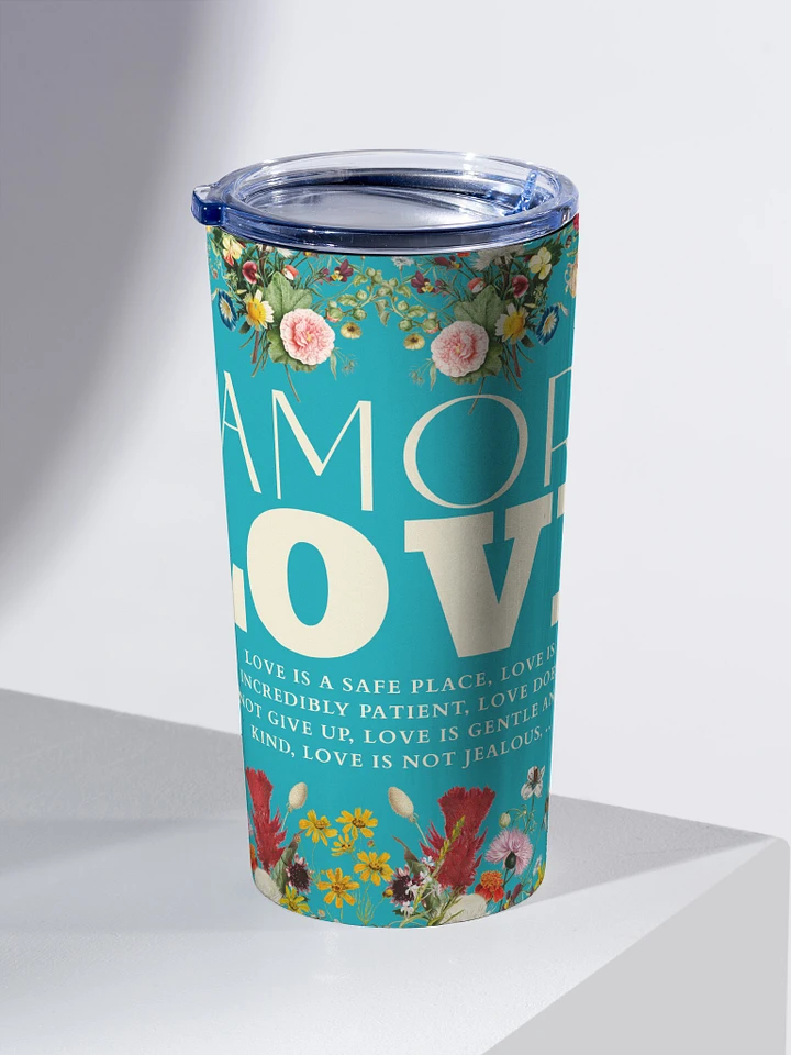 Amor Love Stainless Steel Tumbler product image (2)