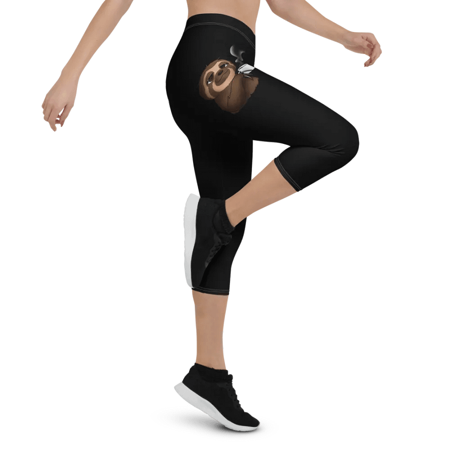 Slothful Sips Capri Leggings product image (5)