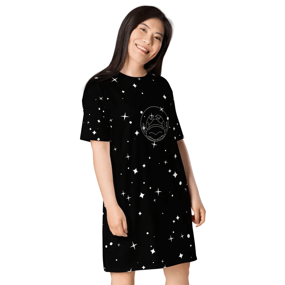 Stellar Cancer T-Shirt Dress product image (4)