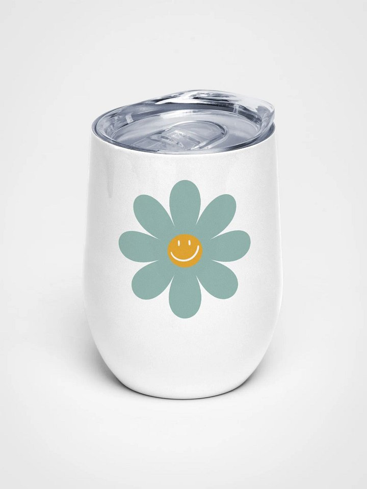 SMILEY FLOWER Wine Tumbler product image (1)