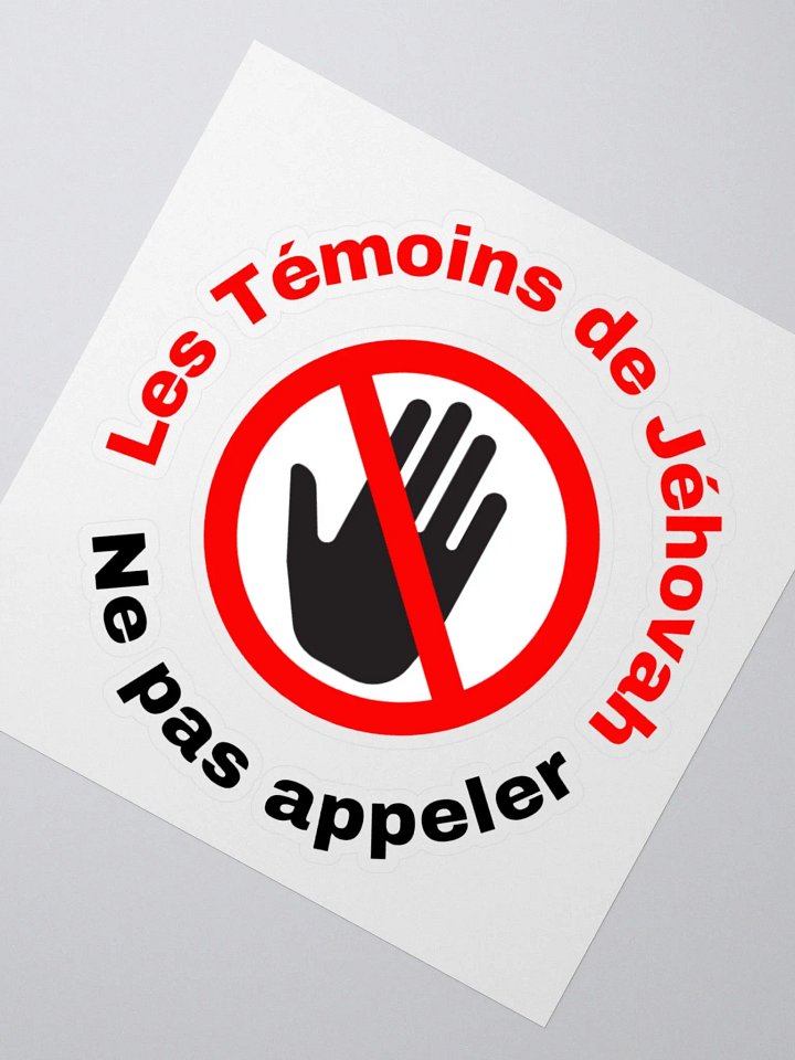 Stickers - Ne Pas Appeler product image (4)