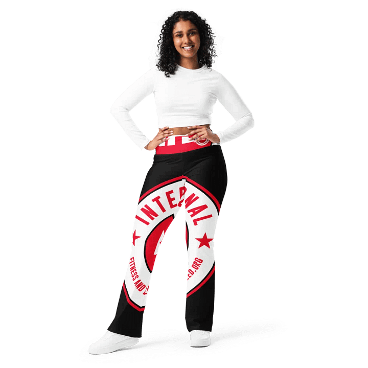 IFBNewsfeed.Org's All-Over Print Flare Leggings product image (2)