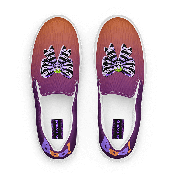Boo-tiful Bow Slip-Ons product image (1)