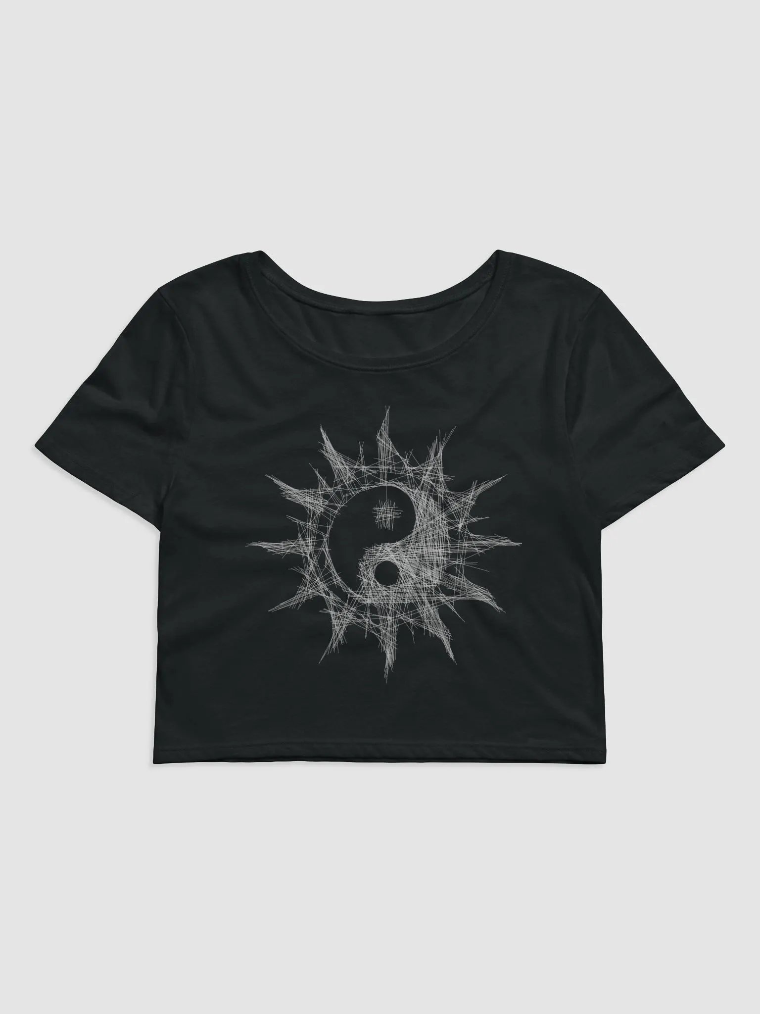 Radiant Geometric Sun Women's Crop Tee product image (1)