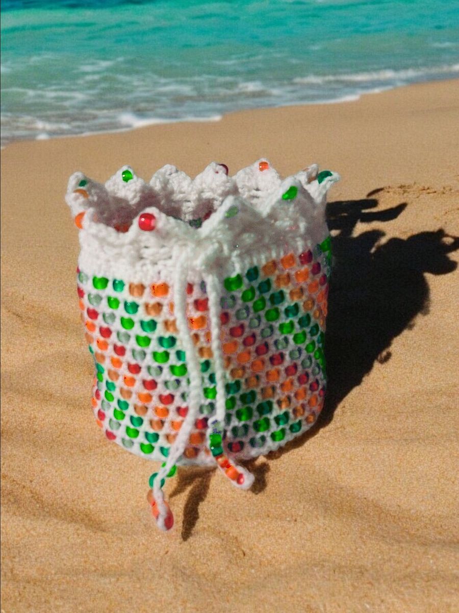 Beaded Dice Bag Pattern product image (1)
