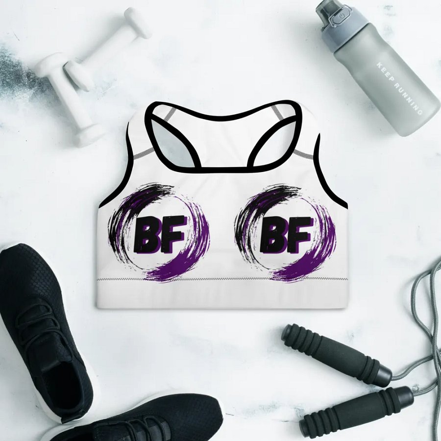 Brassière Sport BlooD Logo Abonné Violet product image (10)