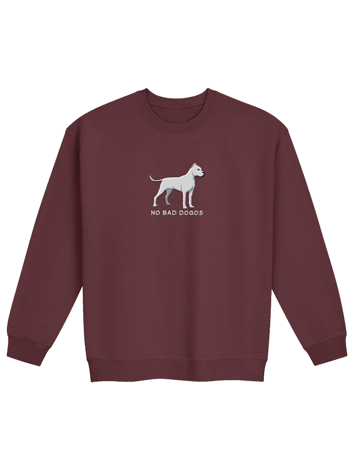 No Bad Dogos Club Sweatshirt (Embroidered) of a Dogo Argentino(Cropped Ears) product image (5)