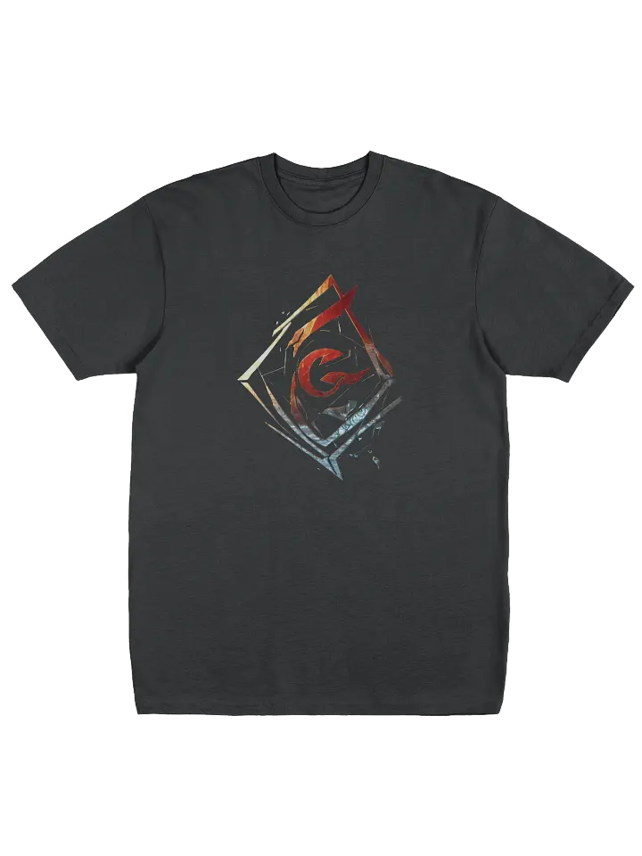 Geometric Emblem Tee, Bold Men's Graphic Shirt, Gift for Him product image (1)