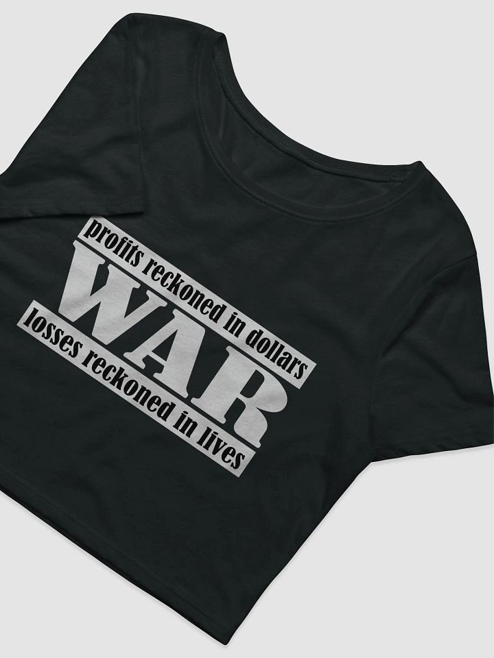 The Cost Of War - Bella+Canvas Women's Crop Tee product image (1)