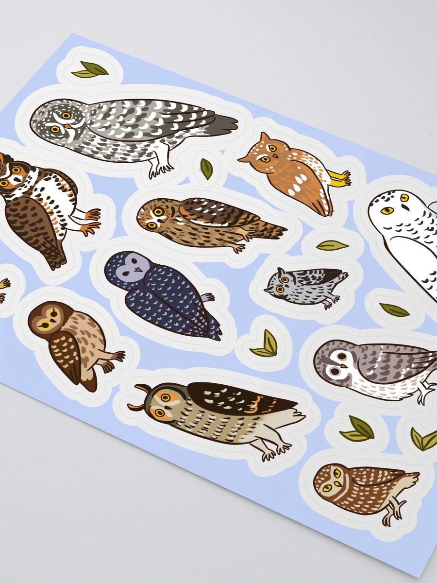 Whimsical Owl Collection Sticker Sheet product image (3)