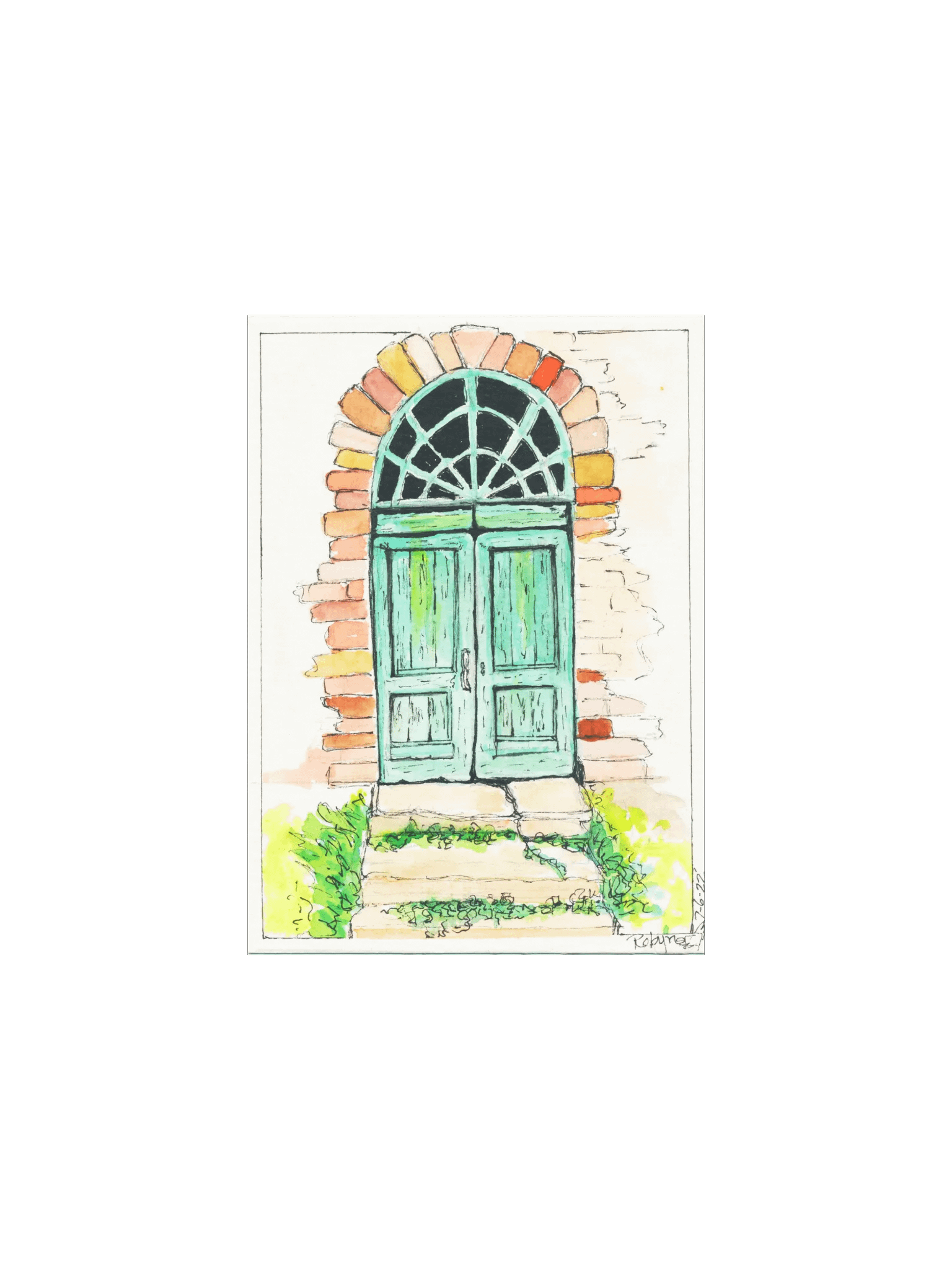 Double Door Arch Print product image (1)