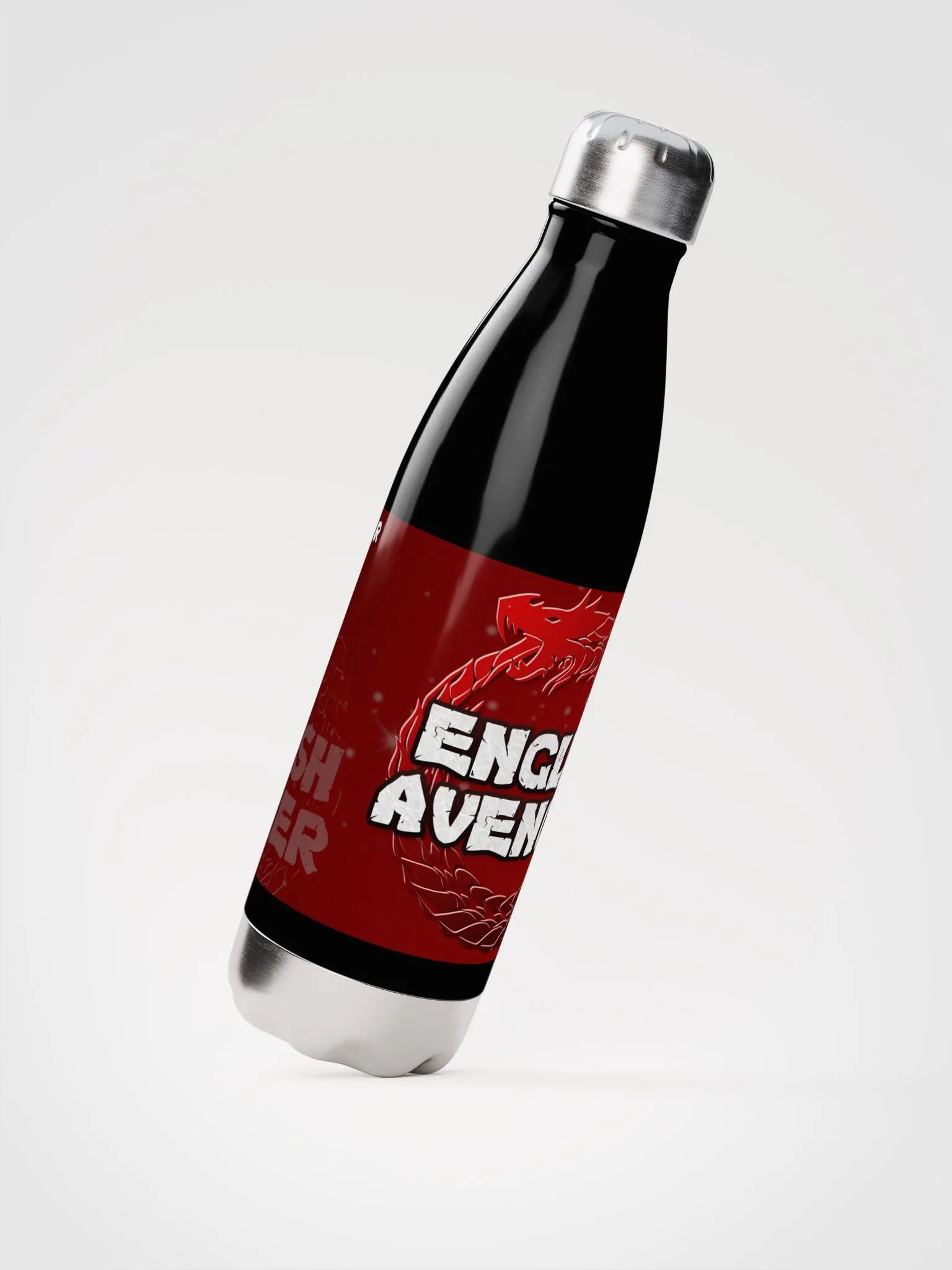 English Avenger Channel Logo Graphic Water Bottle product image (2)