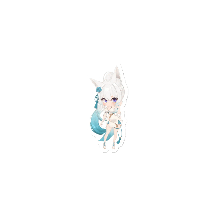 Rose Chibi Celene Die-Cut Magnet product image (1)