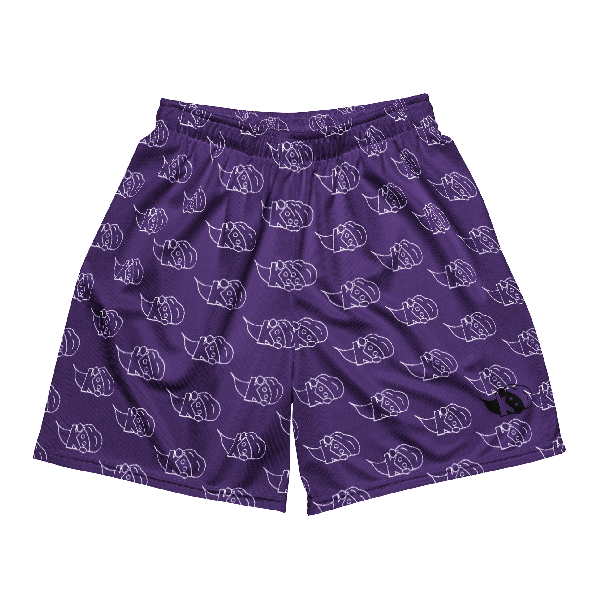 Purple Pattern KB Ball Shorts product image (2)
