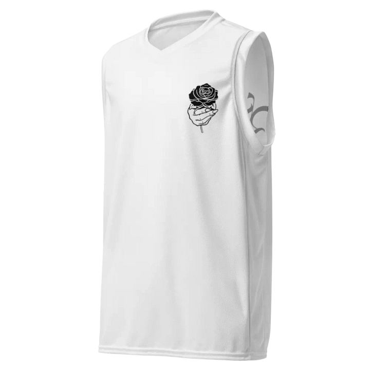 Black Rose Beauty Muscle Tank (White) product image (1)