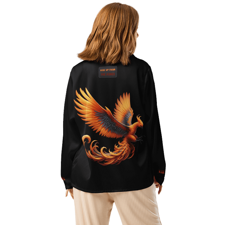Mythical Phoenix All-Over Print Women's Pajama Top product image (2)