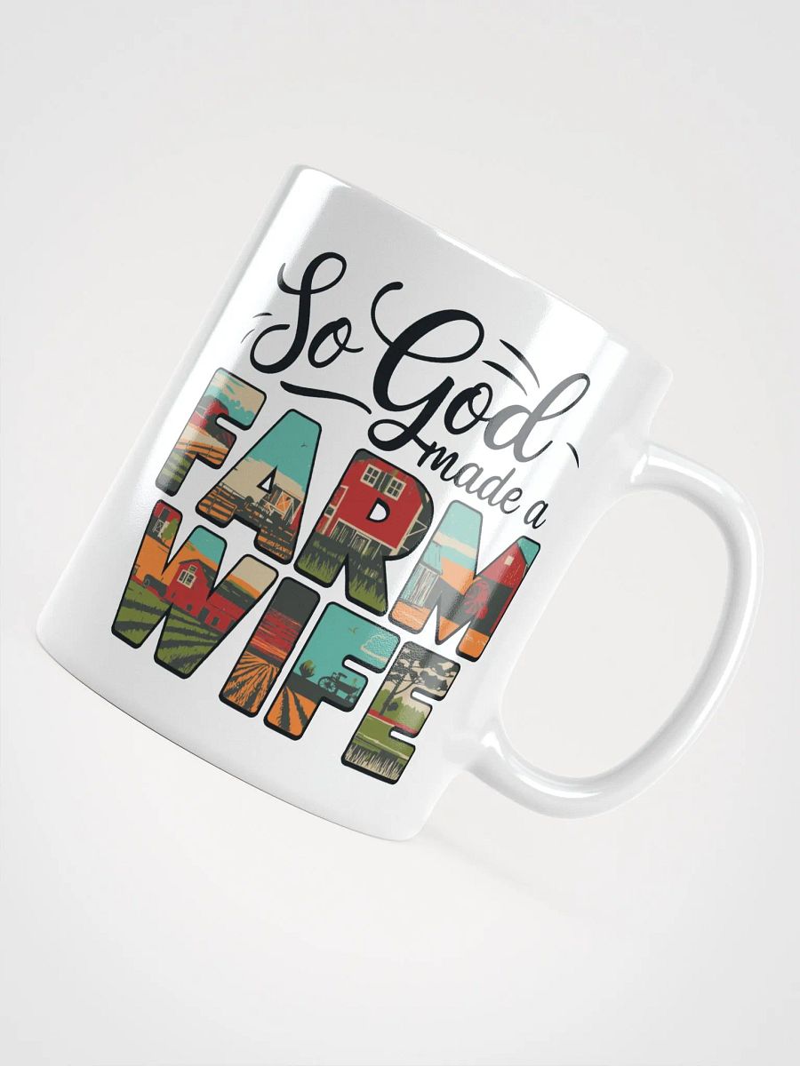 Farm Wife White Glossy Mug product image (12)