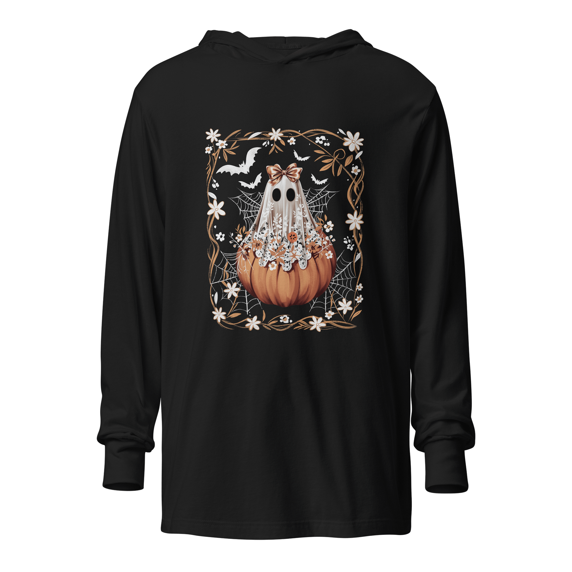 Crochet Ghost Halloween Hoodie product image (1)
