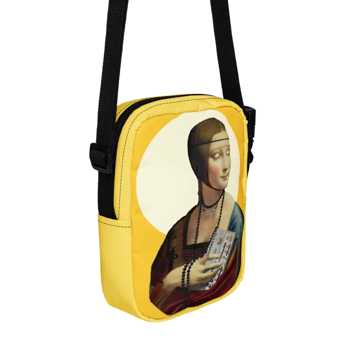 TB 303 Chill-out Lady by Frank Fonik, Techno EDM Utility Crossbody Bag product image (1)