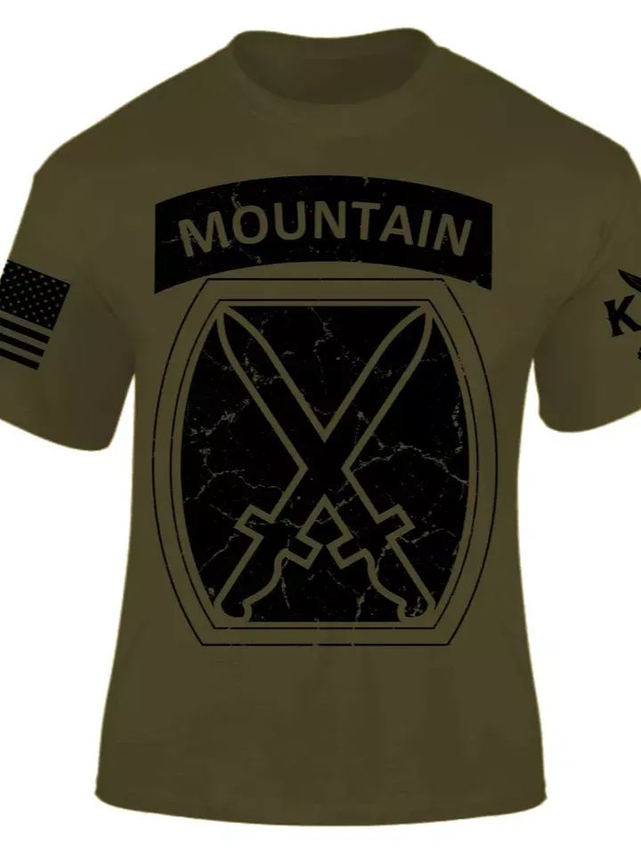 10th Mountain Division T-shirt I Patriot I Veteran I Freedom I Light Infantry product image (1)